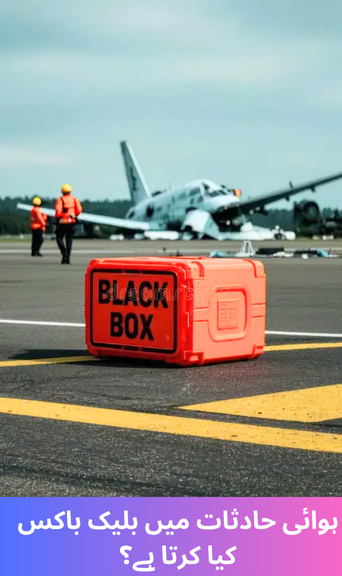 What does the black box do in air crashes?